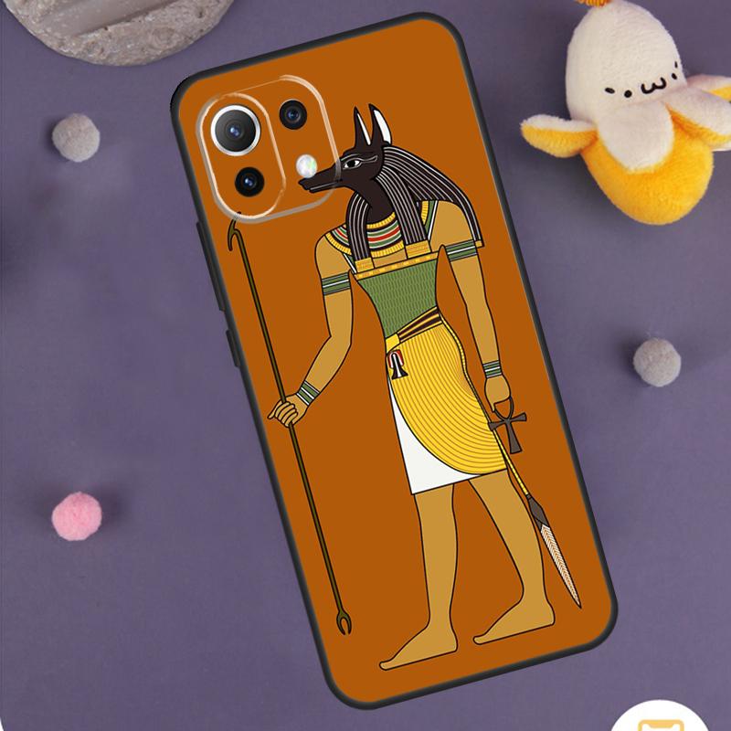 Anubis Egyptian God Case For Xiaomi 15 14 Ultra 13T 14T 15T 17 Pro Max POCO F8 Ultra X5 X6 X7 F5 F6 F7 Pro Cover