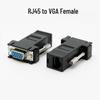 15m RJ45 to VGA Male/Female Signal Extender Adapter