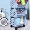 Storage Basket Multifunctional High Capacity Stackable Hollow-out Fruit Vegetable Organizer for Kitchen