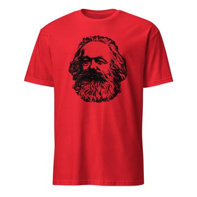 Karl Marx Short-Sleeve Unisex T-Shirt | Soft Cotton Graphic Tee Political Humor