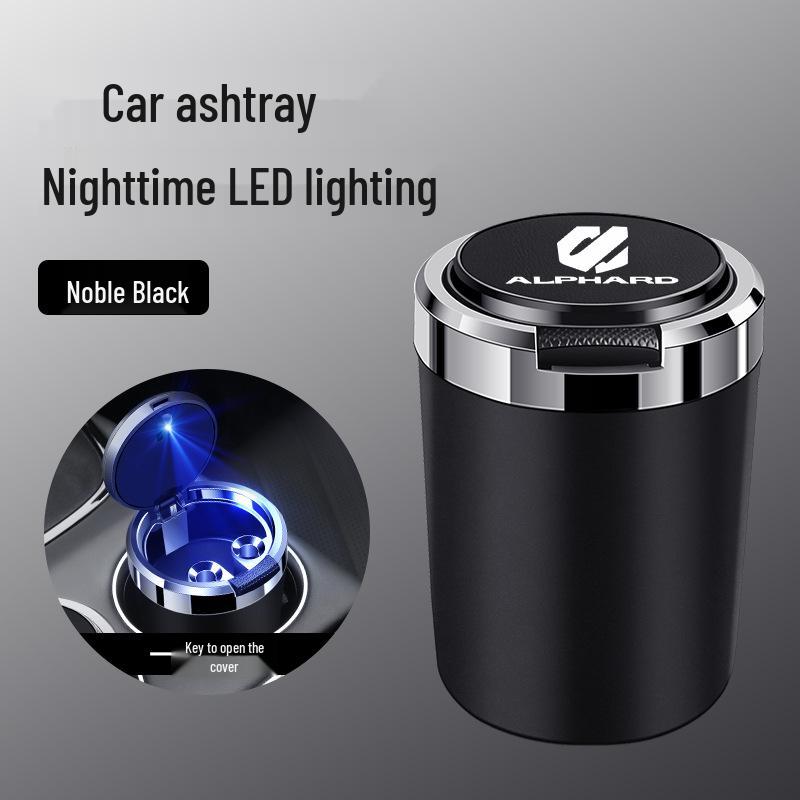 Flame Retardant Multifunctional Car Ashtray for Alphard, Crown, and Vellfire