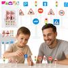 STRASSENSCHILDER Set BILDEND für Kinder SPIELZEUG 16 Stück