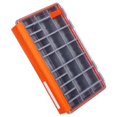 Portable Storage Tray Fishing Tackle Box Organizers Storage Box with Removable Divider Lure Clear Lid Tray