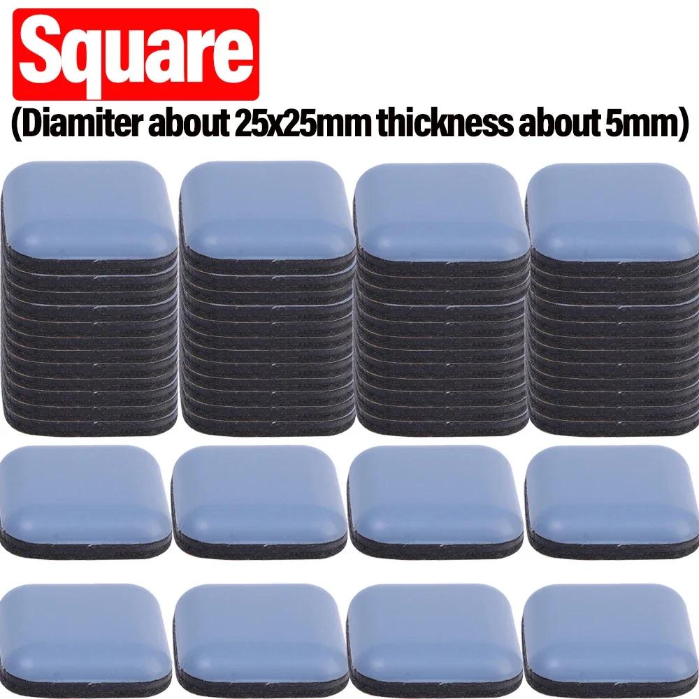 40-4 STK. Möbelbein-Gleiterpolster, selbstklebende Gummibeinpolster, kratzfeste Bodenschutzpolster für Stühle, Sofabeine, Mattensockelgleiter