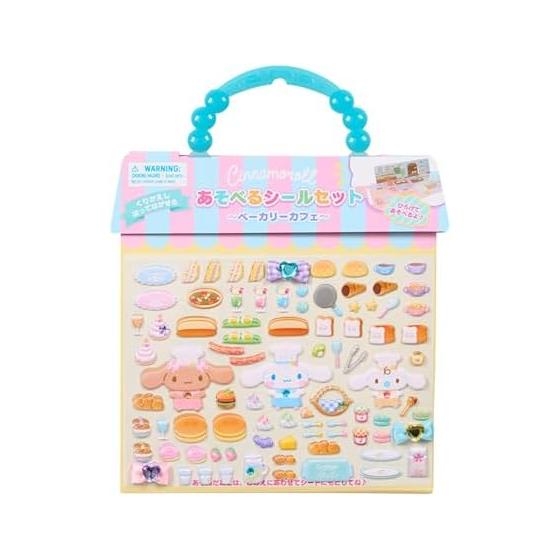 Sanrio Play Sticker Set Cinnamoroll Backing: Paper (PP processing)/Seal: PVC Toys Children Ages 3 and up 155250