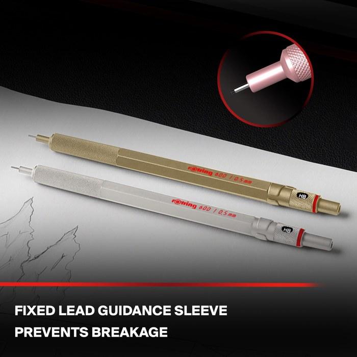 Rotring Mechanical Pencil Pearl White 600 2158795 0.5mm