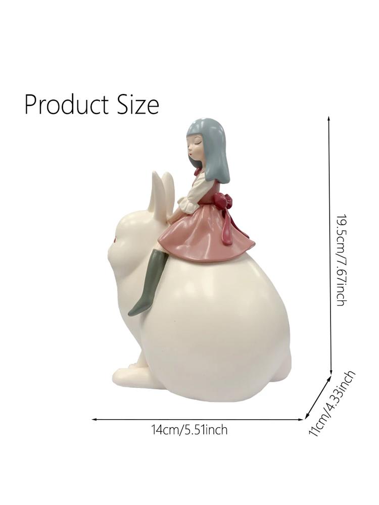 

Nordic creative home decoration rabbit statue resin handicraft animal sculpture home living room room study room decoration