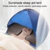 Tenda da Testa Parasole da Spiaggia Tenda Portatile Automatica a Pop-Up Protezione Solare Ombra Baldacchino Outdoor Campeggio Pesca Escursionismo Picnic Pieghevole Mini Tenda