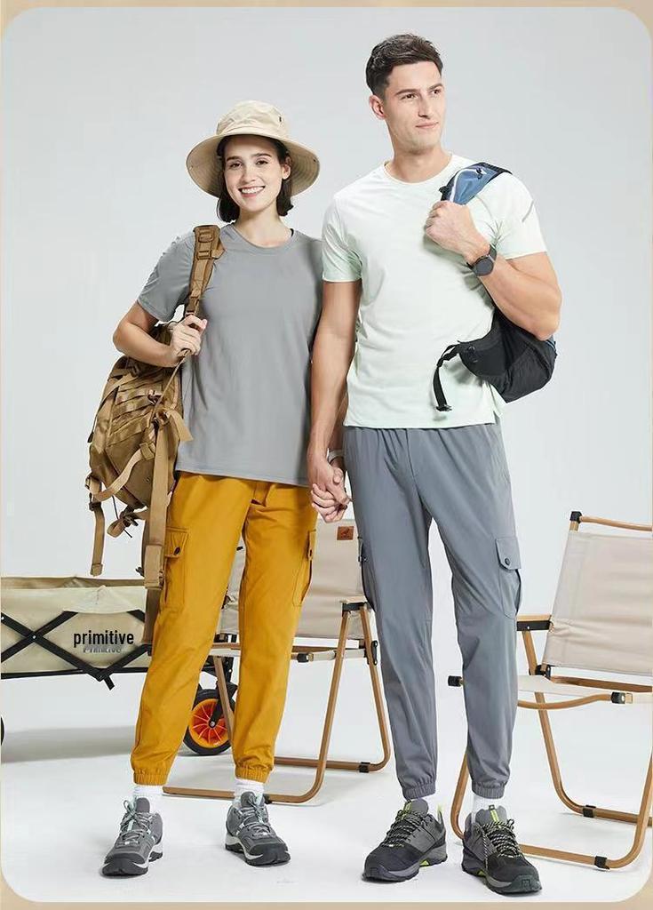 2024 Sun Protection Quick-Dry Short Sleeve Sports T-shirt - UV Resistant, Breathable & Casual for Outdoor Running