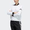 Adidas Logo Zip Collar Long Sleeve Jacket Women Jacket White GP0616-YC