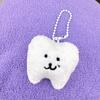 Tooth decay wisdom tooth damgom joke bear doll keychain