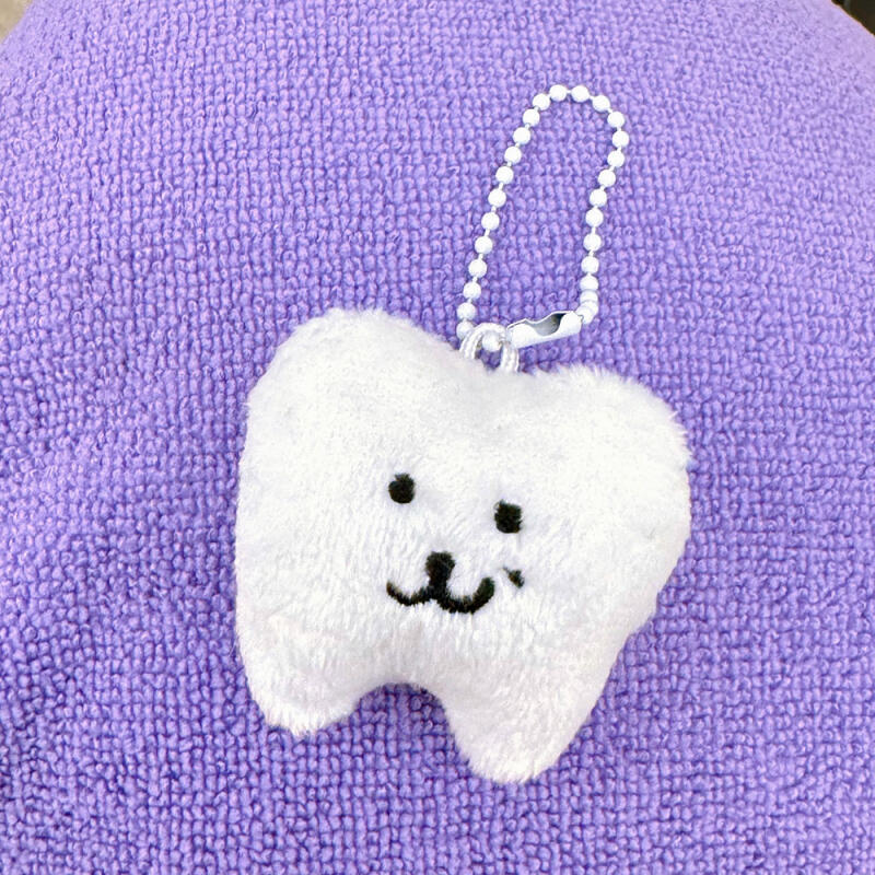 Tooth decay wisdom tooth damgom joke bear doll keychain