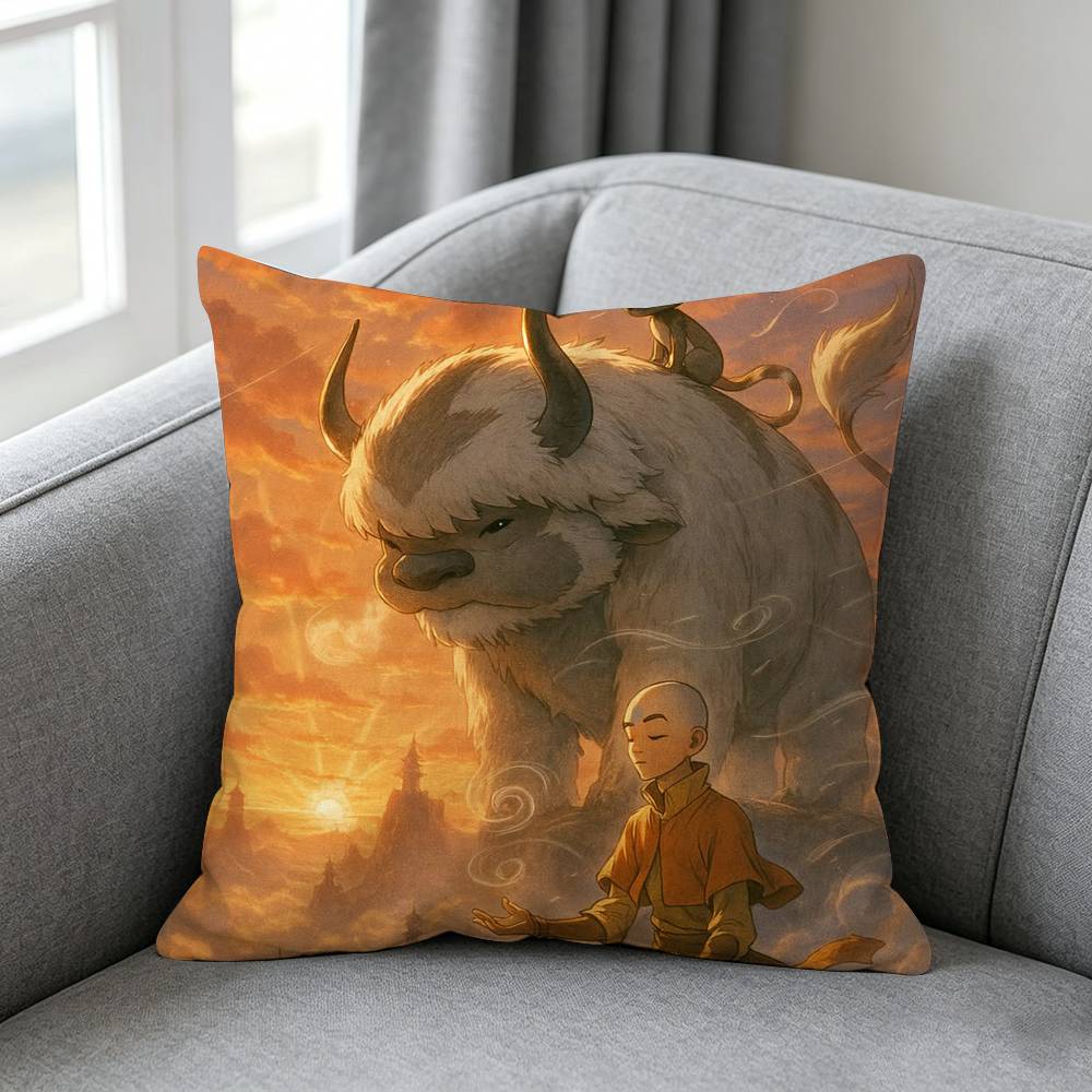 Avatar Der Letzte Airbender Kissenbezug Geschenk Hochauflösender Digitaldruck Überraschung lebendiges Muster Haushalt