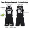 Custom Basketball Jersey Set for Men and Youth Breathable Sports Uniform Two Piece Sleeveless Top and Shorts for Team School Training