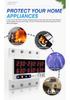 230V 63A/100A Over/Under Voltage Protector & Current Limiter, Three-Phase Four-Wire - JJTP1-63VAS