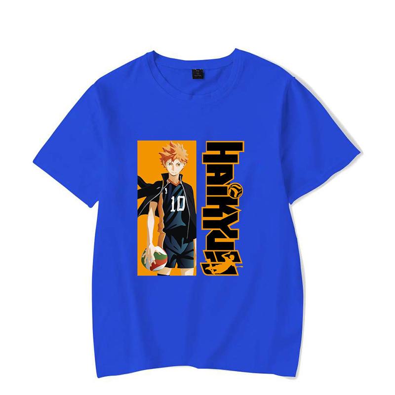 New Funny Anime Hinata Shoyo Graphic Print T-shirt Women Men Cool Summer Soft Harajuku Short Sleeve Plus Size Tops