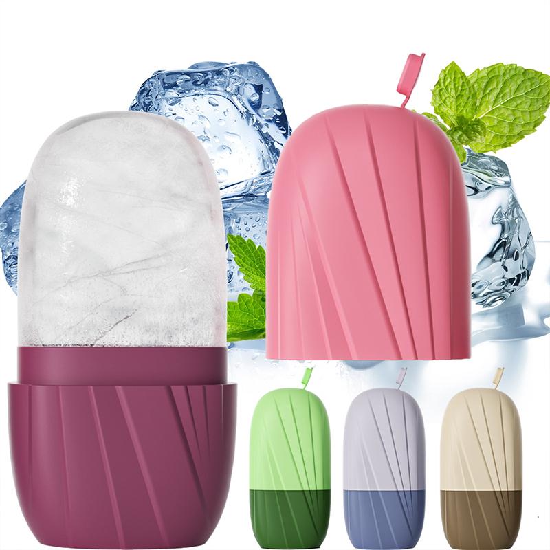 1Pc Facial Beauty Applicator Skin Care Tools Ice Shaving Massage Facial Beauty Silicone Ice Mold