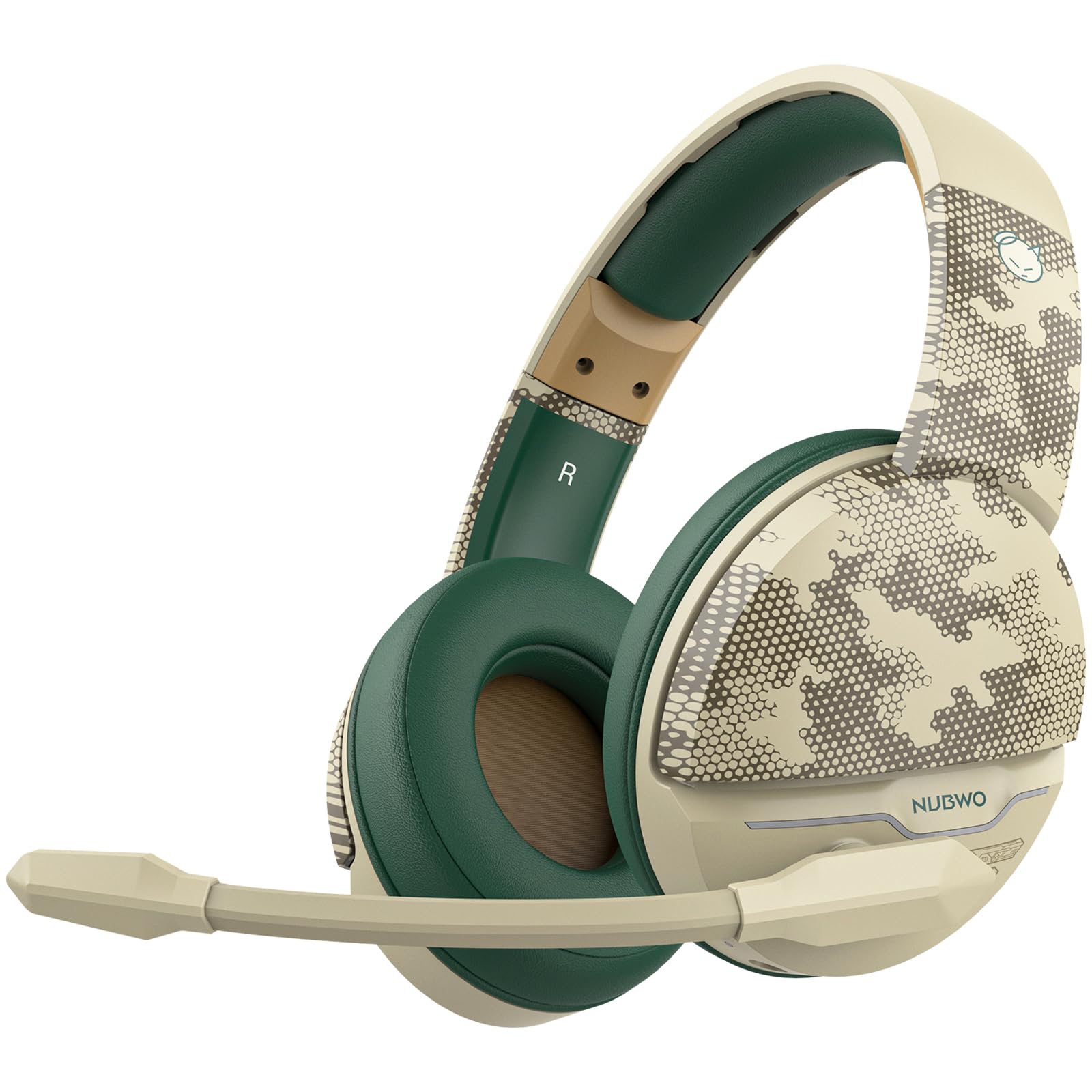 

NUBWO G08 2.4G Бездротова/сумісна з Bluetooth Накладні навушники з низькою затримкою Ігрові стереонавушники для кіберспорту A