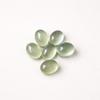 Prehnit Edelsteine, Oval geschliffene Prehnit Cabochons, Natürliche Hellgrüne Halbedelsteine