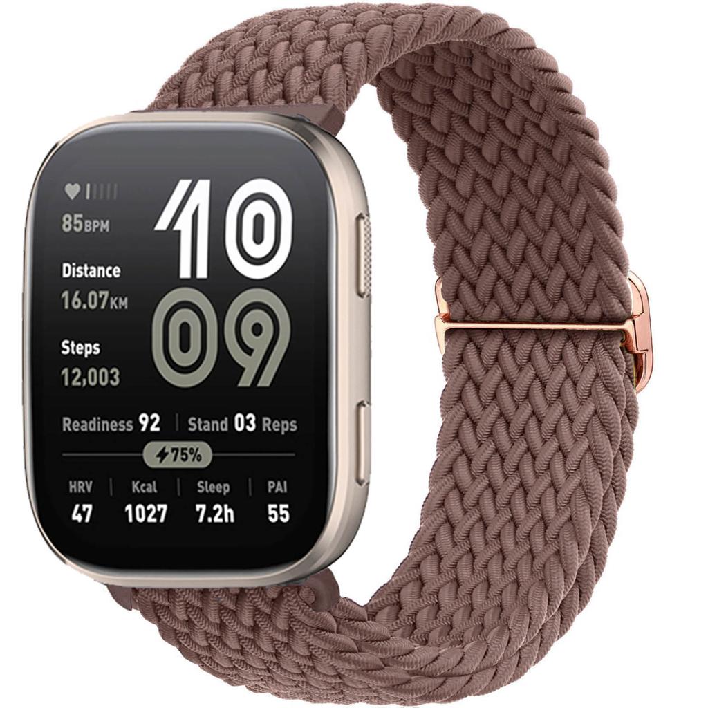 Braided Solo loop band For Amazfit bip 6/5/Balance/GTS/4/2e/Mini/3/GTR/4/2/3/Pro correa 20mm 22mm watch bracelet huawei gt Strap