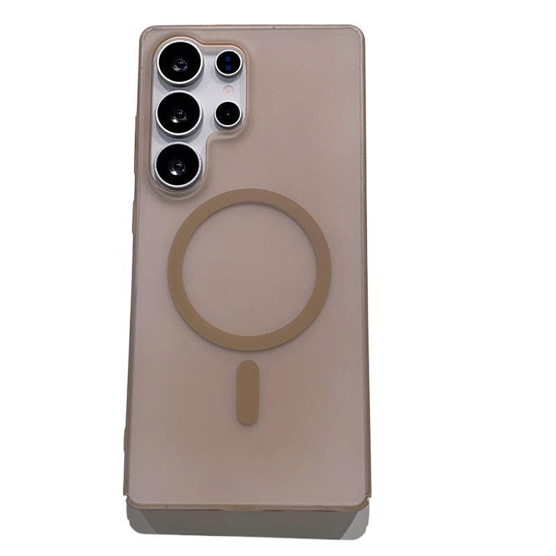 Applicable To Samsung S25Ultra Ice Mist Magnetic Mobile Phone Case S24Ultra Matte A17 Anti-drop A56 Protective Case