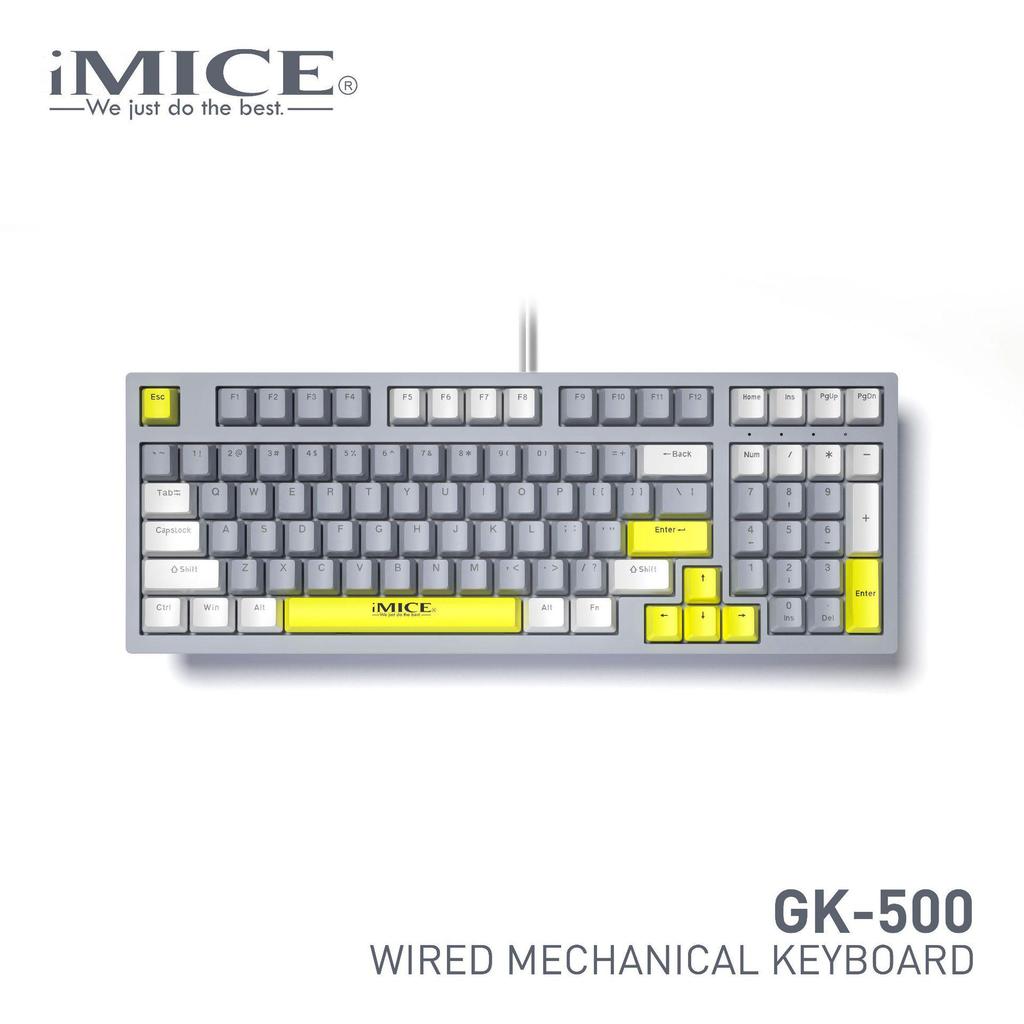 IMICE Mechanical Gaming Keyboard with Blue, Red, Tea, and Black Switches