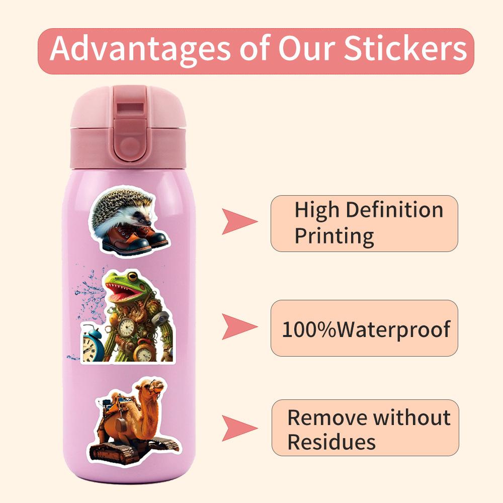 100 New American Shanhaijing Graffiti Stickers Decorative Scooter Suitcase DIY Stickers