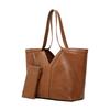 Vegetable Tanned Leather Simple Korean Genuine Leather Tote Bag Shoulder Bag Large Capacity Women's Bag Armpit Bag Handbag Cowhide