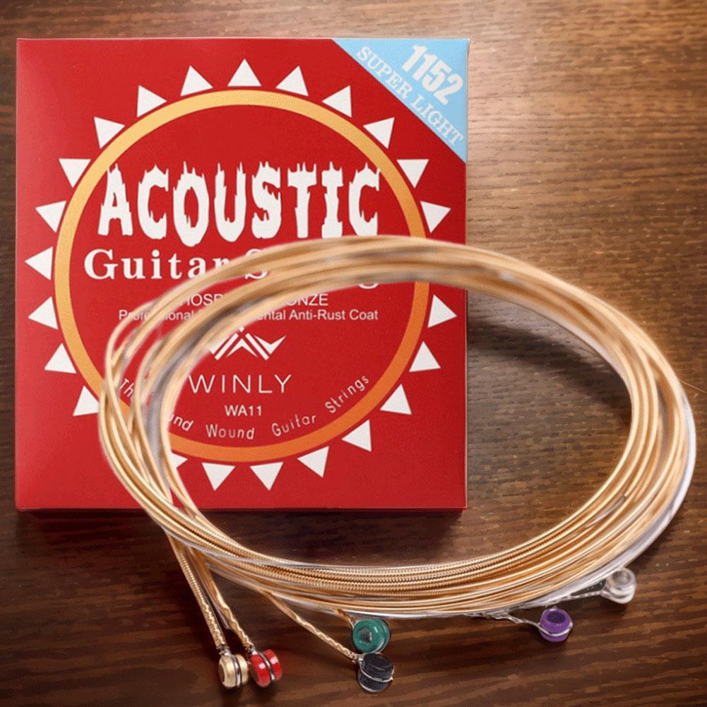 Acoustic Guitar Strings Classical Guitar Strings Phosphor Bronze Coating Guitar Strings for Guitar Professionals