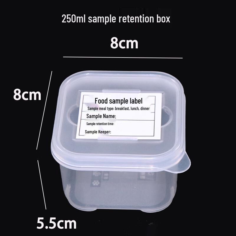 Food Sample and Storage Containers