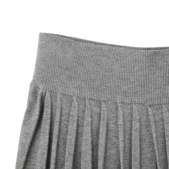 Rap Knit Pleated Mini Skirt Ar1Ws360