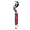 Self Adjusting Pipe Wrench 8in Dual Heads Multifunctional Self Locking Steel Plumbing Tool