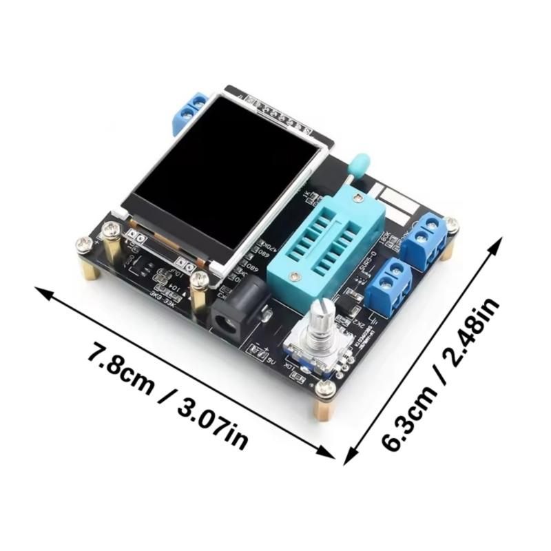 GM328A Digital Transistor Diode Tester Featuring Voltages Frequency Measurement And Adjustable Square Waves Output