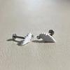 Demons Wing Shape Earrings Easy Maintenance Everyday Wear Fashionable Women Accessory Alloy Texture for Fashion Look