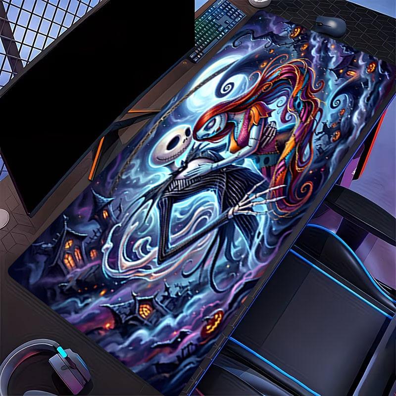The Nightmare Before Christmas Print Mouse Pad, for Keyboard Pad Laptop PC Mat for Office Home Use, Desk Decor, Perfect Birthday Gift for Gamers