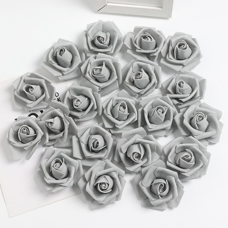 10/20/50Pcs 7cm Artificial Bionic Flowers PE Foam Simulation Roses Fake Flower Decorations for Home Wedding Party Presents