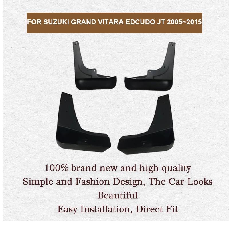Πτερύγια λάσπης αυτοκινήτου για Suzuki Grand Vitara Escudo JT 2005~2017 2016 Splash Guards Προστατευτικό λάσπης Fender Anti-splash 4τμχ Εξωτερικό αυτοκινήτου
