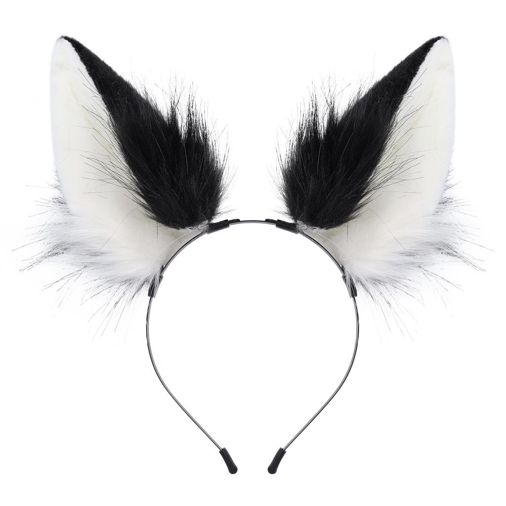 Plush Accessories Cat Ear Headgear Cosplay Hair Accessories Handmade Simulation Animal Ear Headband