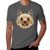 Yorkshire Terrier Tshirt Abstract Pattern Print Top