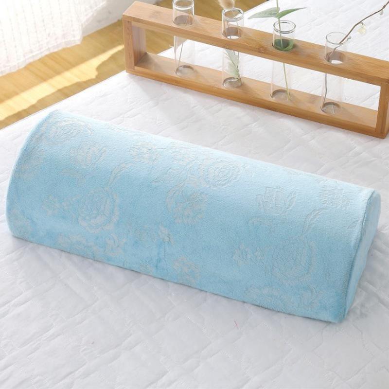 Feet Pillow Latex Footrest Pillow Detachable Feet Relaxing Cushion Support Massage Spa Tool 43x20x10cm небесно-голубой