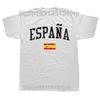 Funny Spain Heartbeat Flag T Shirts Summer Style Graphic Cotton Streetwear Short Sleeve Birthday Gifts T-shirt Clothing