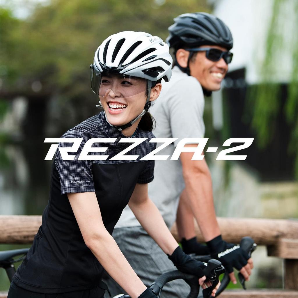 KABUTO Matte Silver Bicycle Sizes JCF Certified REZZA-2 G-1 Helmet, M/L (Head Circumference 57-60cm),