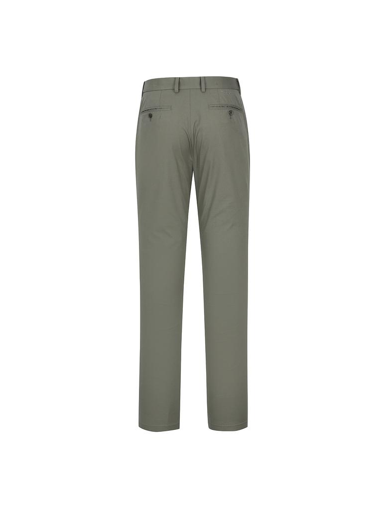 FERRAROMILANO Cotton Spandex Dobby Knit Pants D Khaki (Am0Esl25127)