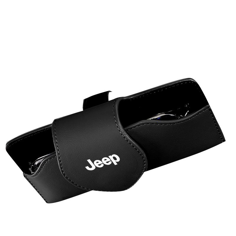 

Cup Holders Car Interior Portable Glasses Box Auto Sunglasses Clip For Jeep Grand Cherokee Wrangler JK Gladiator Compass Renegad