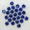 20 Pcs Natural Blue Sapphire Round Ring & Jewelry Gemstone CERTIFIED Lot 5x5 Mm Y-62150524