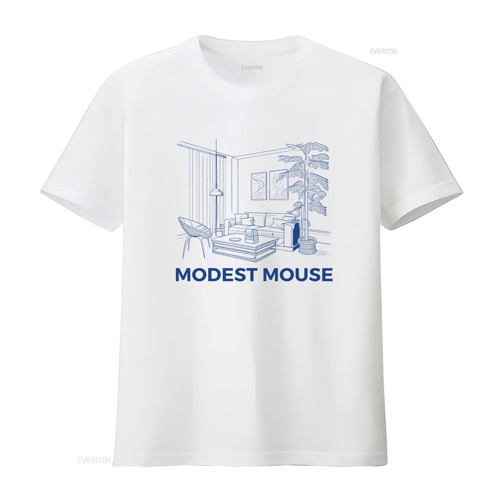 Modest Mouse Shirt Float On T Vintage Homme Top For Everyday Wear Casual Unisex Breathable Stretched Graphic Fashion