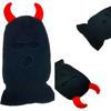 Devil Horn Halloween Caps Breathable Warm Balaclava Caps Adult Winter Cycling Hat Party Hat Soft Face Cover Caps