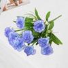 Artificial Carnation Flower with Stem 10 Head Home Office Table Centerpiece Wedding