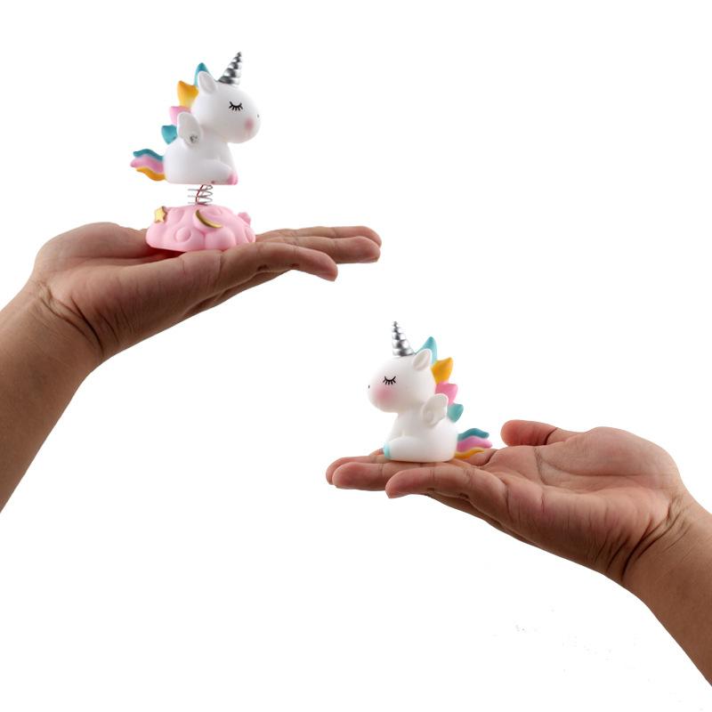 Cake Decoration, Unicorn Light Base, Animal Ornament, Rainbow Rocking Horse, Trojan Horse, Car Doll Doll.
