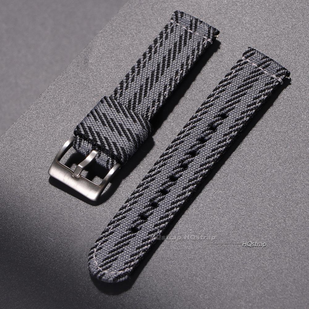 20mm 22mm Nylon Watch Strap Soft Nylon Sport Replacement Watchband for Seiko for Omega Quick Release Universal Canvas Bracelet